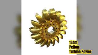 134m 펠톤 수력 터빈 자동 수동