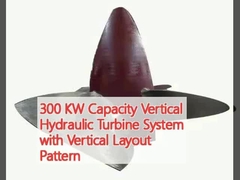 300 KW 용량 수직 수압 터빈 시스템