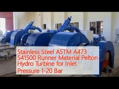 스테인리스 스틸 ASTM A473 S41500 러너 재료 플턴 수력 터빈 입기 압력 1-20 바
