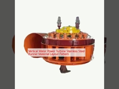 수직 수력 터빈 스테인리스 스틸 러너 재료 레이아웃 패턴