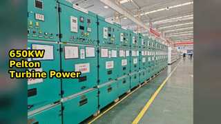 650KW 펠톤 터빈 미니 HPP 전력