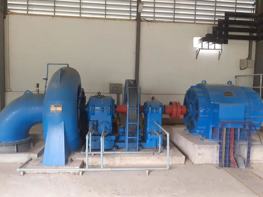 500KW-1250KW 출력 수평 프랜시스 수력 터빈