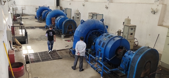 500KW-1250KW 출력 수평 프랜시스 수력 터빈