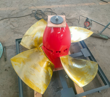 300KW 용량 오일 워터 냉각 6-20KV 스테인리스 스틸 / 주철 러너와 함께 수력 터빈