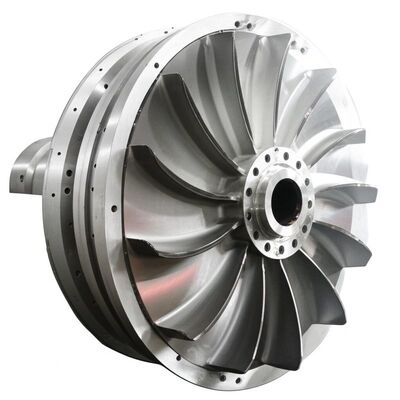 Stainless Steel Nozzle Ring Pelton Hydro Turbine with Dual Nozzles for High Head 100m-800m Applications