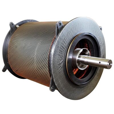 무브러시 여자 방식 및 수평 레이아웃을 갖춘 1000kW 정격 출력 수력 터빈 발전기 (수력 발전소용)