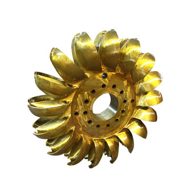 자동 또는 수동 작동을 가진 134m 명칭 물 머리 펠튼 수력 터빈