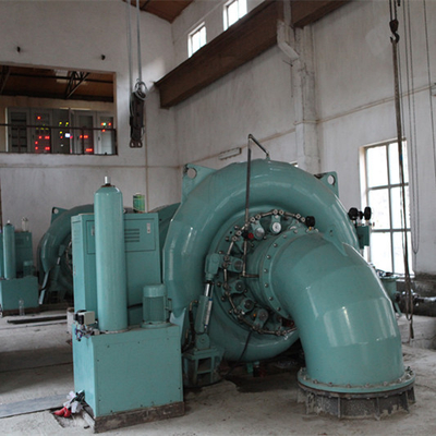 25m 수두 프란시스 수력 발전 터빈 스테인레스 강 러너 200 kw 1.02m3/S