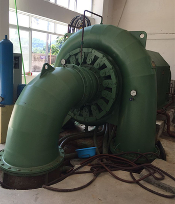 25m 수두 프란시스 수력 발전 터빈 스테인레스 강 러너 200 kw 1.02m3/S