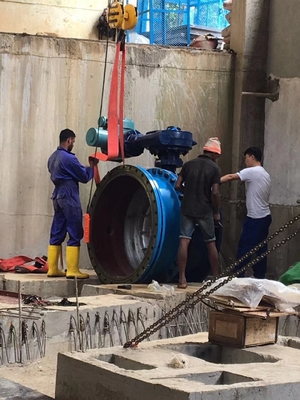 1.2m 러너 프란시스 수력 발전 터빈 1500 kw 수직 프랑시스 터빈