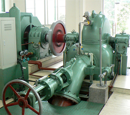 높은 수두 수평선상 펠턴 터빈 1000 kw 작은 흐름