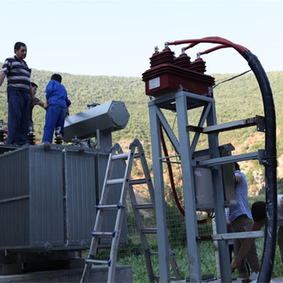 1250 kw 펠턴 수력 발전 터빈 200m 단일 노즐 펠턴 수차 발전기
