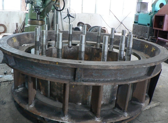 200 kw 수직 로우 헤드 수력 발전 터빈 수평선상 수력 발전 터빈 13m 머리