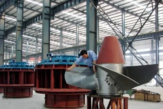 붓을 쓸 필요가 없는 굴대 극소 카플란 수차 300 kw 4.21m3/S 9m 수두