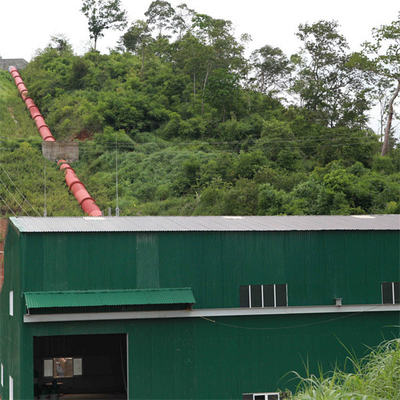 180m 수두 펠턴 수력 발전 터빈 550Kw 750 kw 펠턴 양수차 터빈