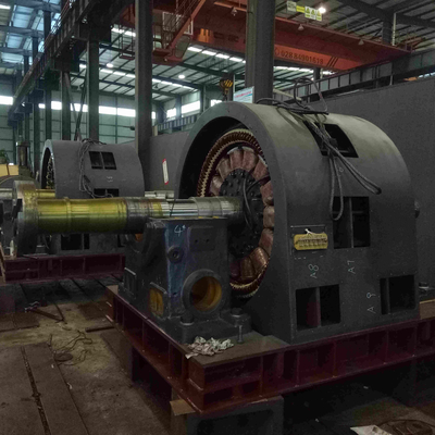 조롱 60Hz 15m 수두에서 떨어져 있는 조롱 위의 300 kw 수직 카프란 수력 발전 터빈 50 hz