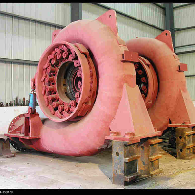 동시에 일어나는 수평선상 수력 발전 터빈 500Kw 로우 헤드 카플란 수차