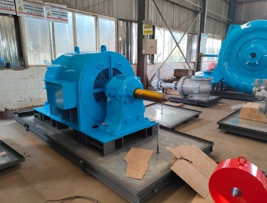 300 kw 작은 수력 전기 발생기 400v 수평선상 단조강