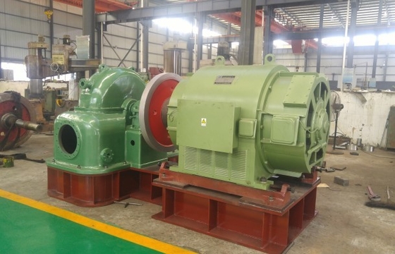 전기를 위한 1750RPM고 낙차 물 터어빈 150 kw 횡축 수차