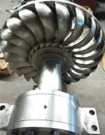 터고 수동 동력 터빈, 최소한의 환경 영향과 작동 속도 1000 Rpm 3000 Rpm