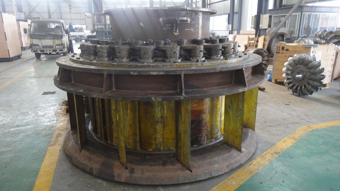 조정 가능한 가이드바인 스테인리스 스틸 블레이드와 효율적인 수력 발전을 위한 6300V 발전기 전압