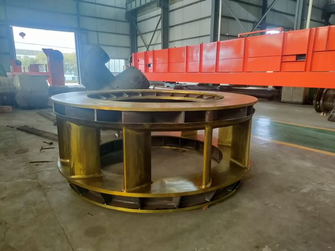 조절 가능한 가이드 베인과 스테인리스 스틸 블레이드를 갖춘 2-50MW 정격 출력의 카플란 수력 터빈으로, 효율적인 수력 발전을 위한 제품입니다.