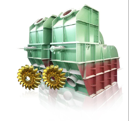 180m 수두 펠턴 수력 발전 터빈 펠턴 양수차 터빈 550Kw 750 kw