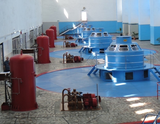 32m 수두 수평선상 카플란 수차 로우 헤드 스테인레스 강 5000 kw