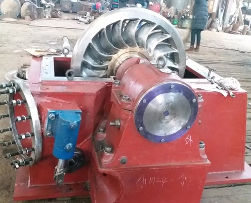 수력 발전소 넓은 플로우 범위를 위한 350 kw 투르고 충동 터빈 400V