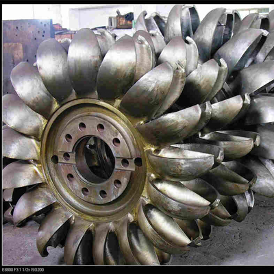 100kW-200kW Ｓ 종류 카플란 수차 극소 수력 전기 고정된 동작장치의 날개