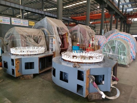 무브러시 여자 방식 및 수직형 레이아웃을 갖춘 1000KW 수력 터빈 발전기 (소수력 발전 시스템용)