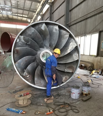 9000KW 수력전기 발전기를 위한 프랜시스 수차의 SS 수력전기 터빈 런너